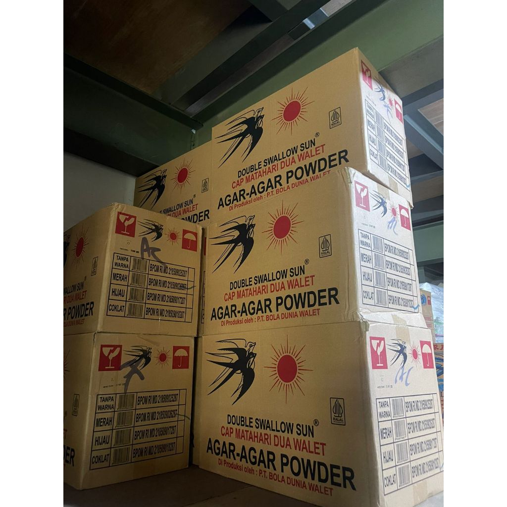 

BUBUK AGAR AGAR CAP DUA WALET 7/AGAR BUBUK CAP WALET 1 DUS.