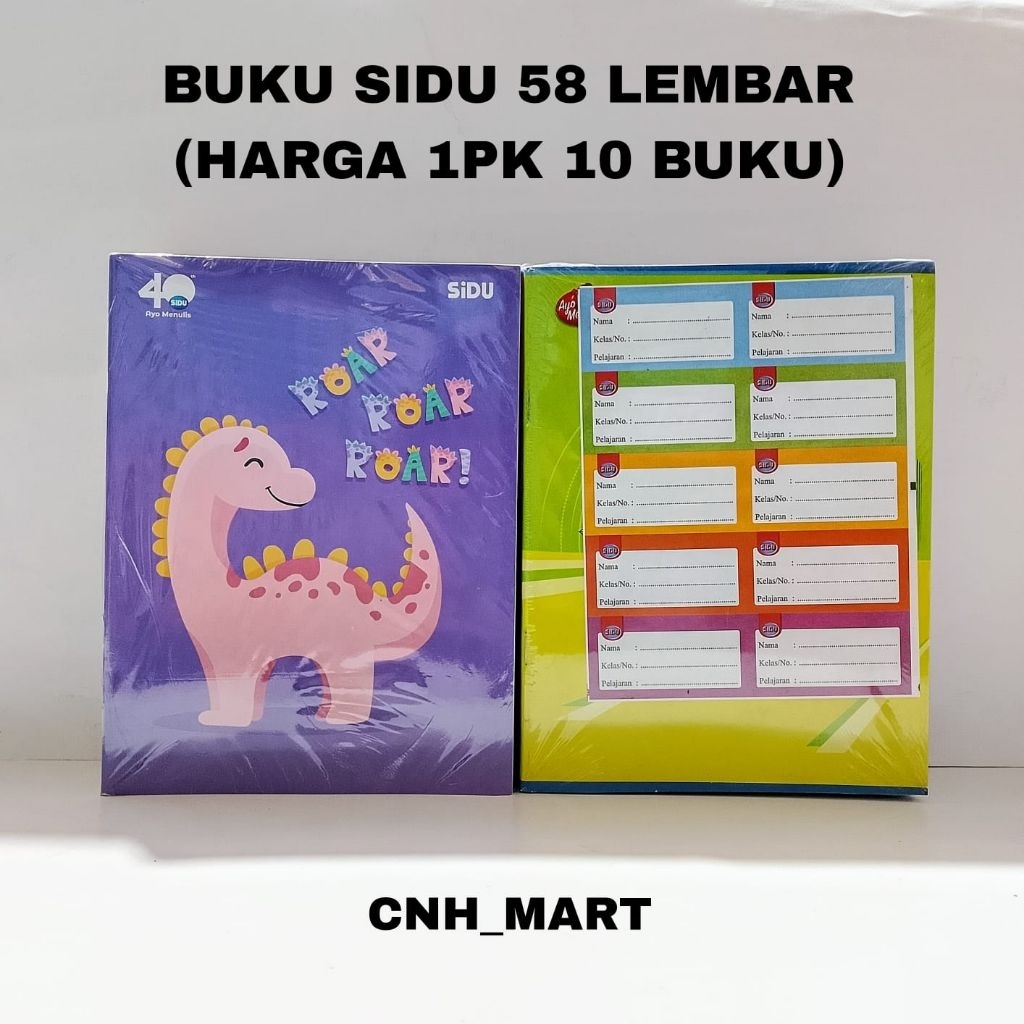 

Buku Tulis Sidu 58 Lembar Harga 10 PCS