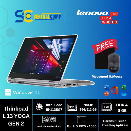 Lenovo Thinkpad L13/X13 Yoga G1/G2 2in1 8/16 256/512GB 2in1