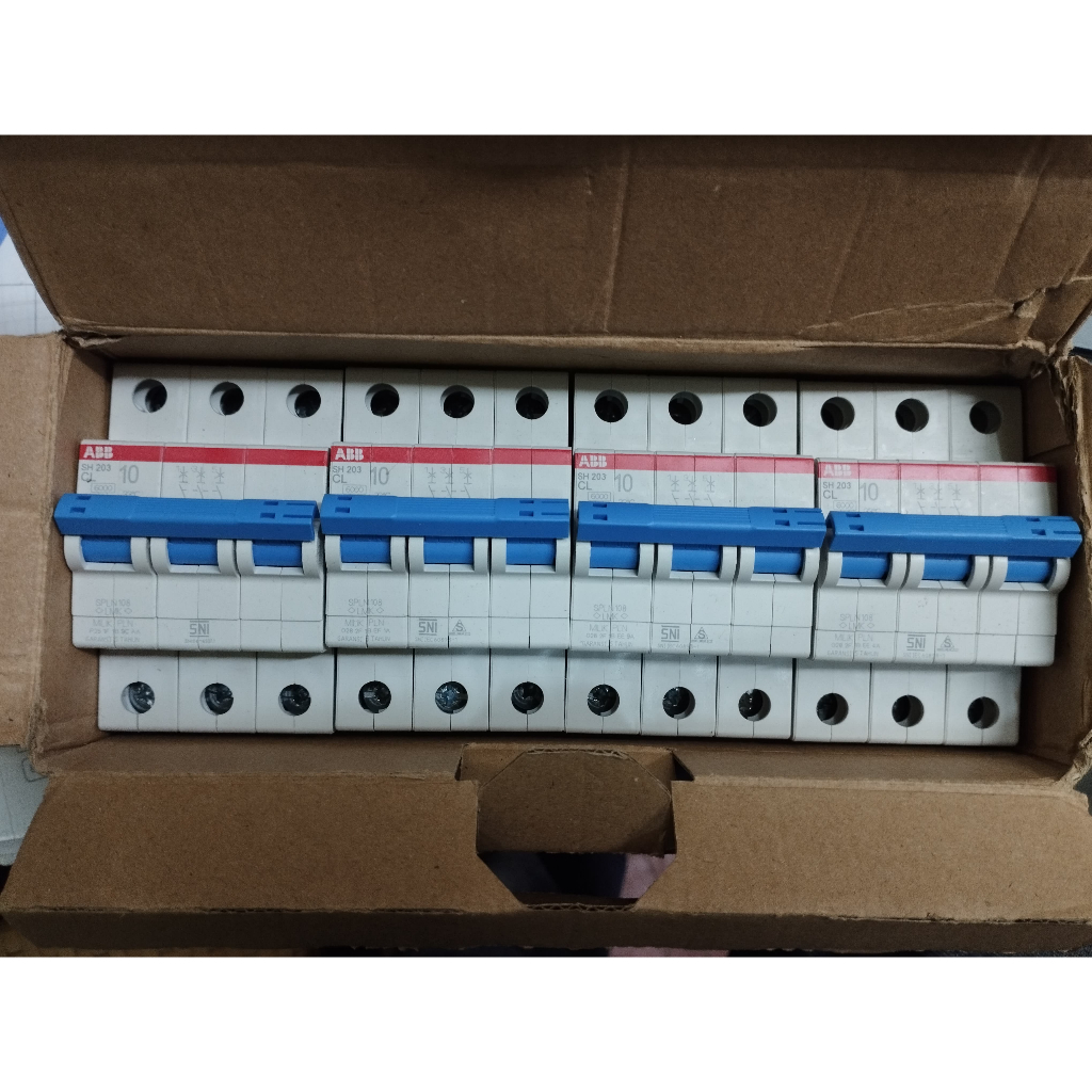 MCB 3 PHASHE 10A ABB ORIGINAL PLN