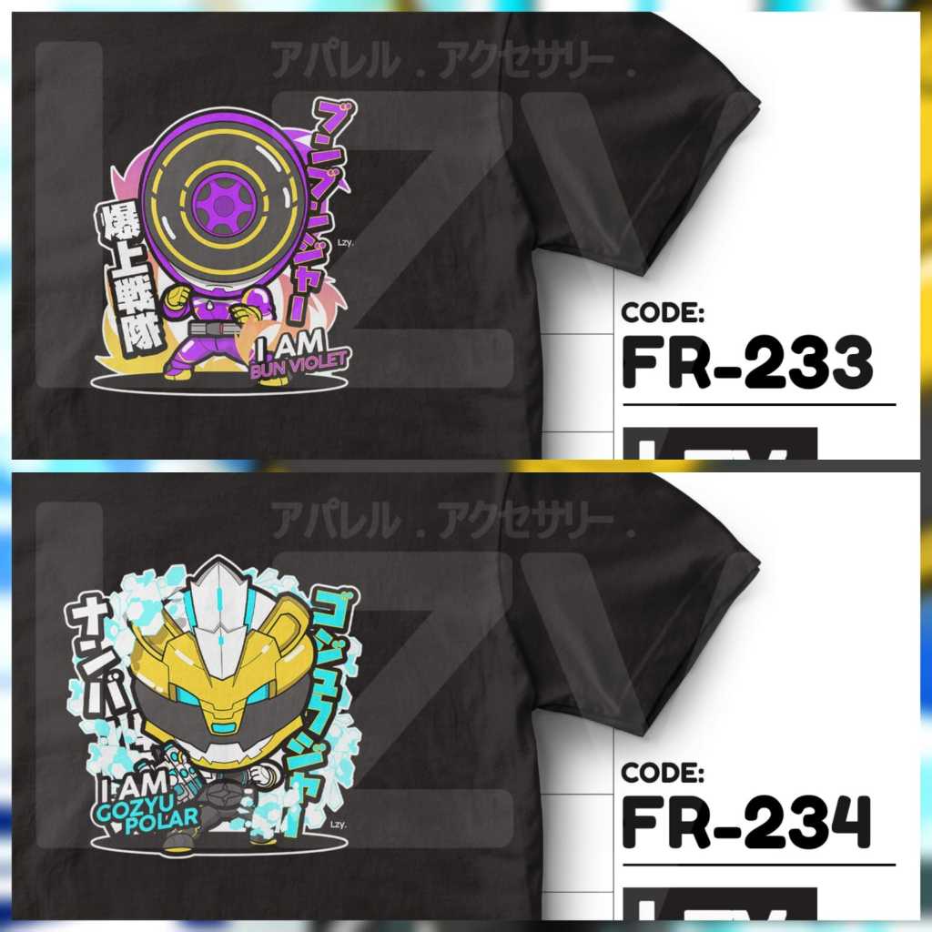 [PRE-ORDER] KAOS BOONBOOMGER BUN VIOLET vs GOZYUGER GOZYUPOLAR Design by LZY