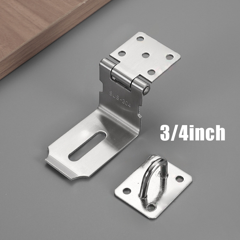 Overval Gembok Plat Siku 3/4 Inch Overpal Siku Kecil Kunci Pintu grendel pintu gembok Selot Slot Gem