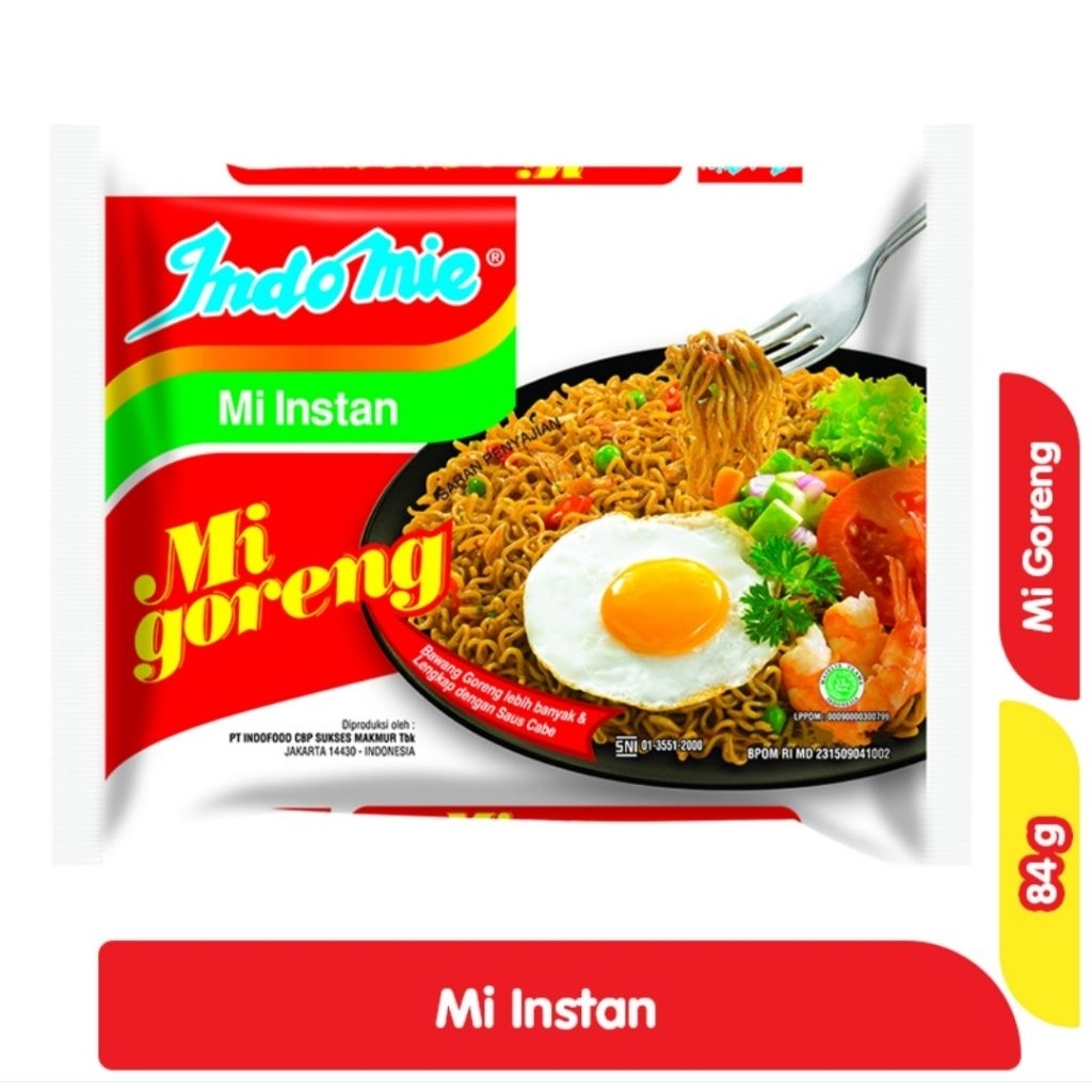 

INDOMIE MIE INSTAN GORENG 5 X 84G