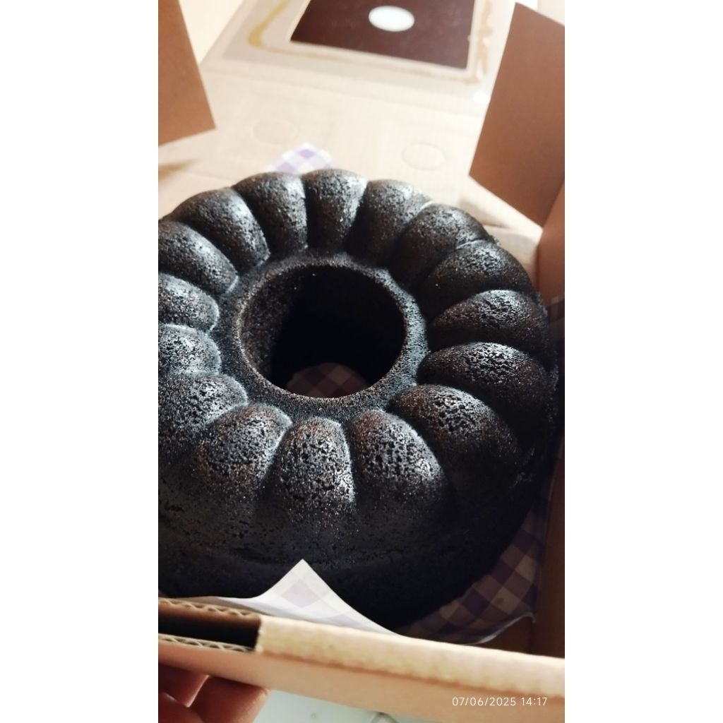 

brownies ketan hitam keju lumer
