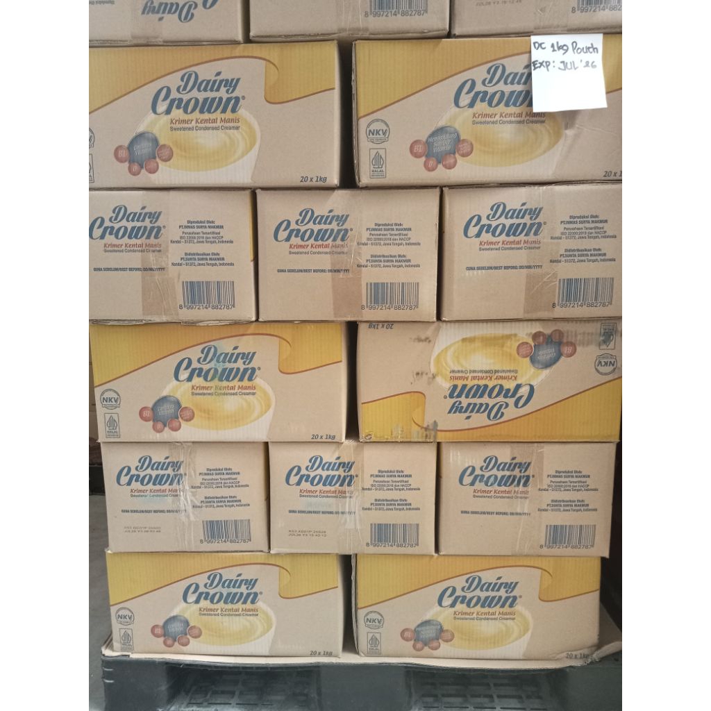 

(PERDUS) Susu Dairy Crown pouch 1kg