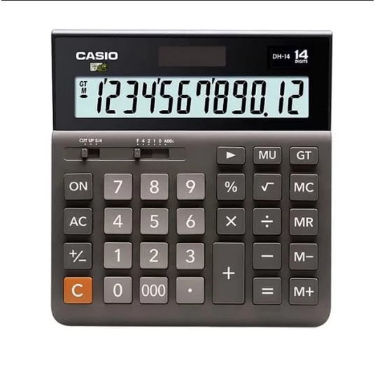 

KALKULATOR CASIO DH 14 ORIGINAL - KALKULATOR 14 DIGIT - CASIO ORIGINAL GARANSI 1 TAHUN