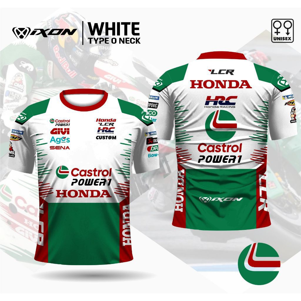 Jersey MOTOGP Castrol Baju Balap Jersey Balap Honda