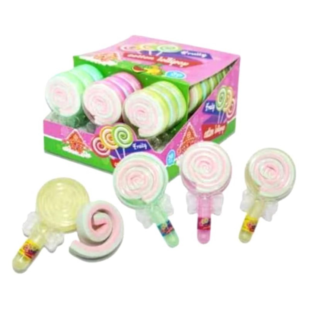 

Marshmallow Fruity Catton Lolipop Lianggui Box isi 30pc