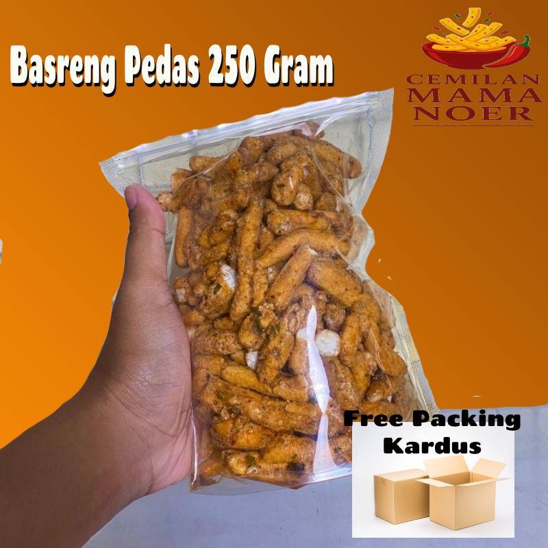 

Basreng Stik Daun Jeruk Rasa Pedas Gurih Renyah 250gr