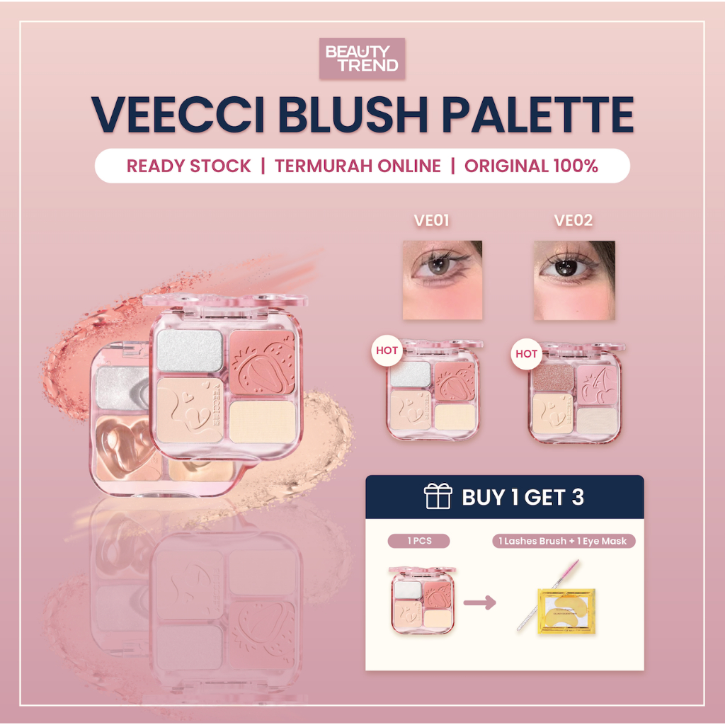 [BPOM ORI] Veecci Blush Palette Veecci Face Palette Veecci Blush On Veecci Eyeshadow