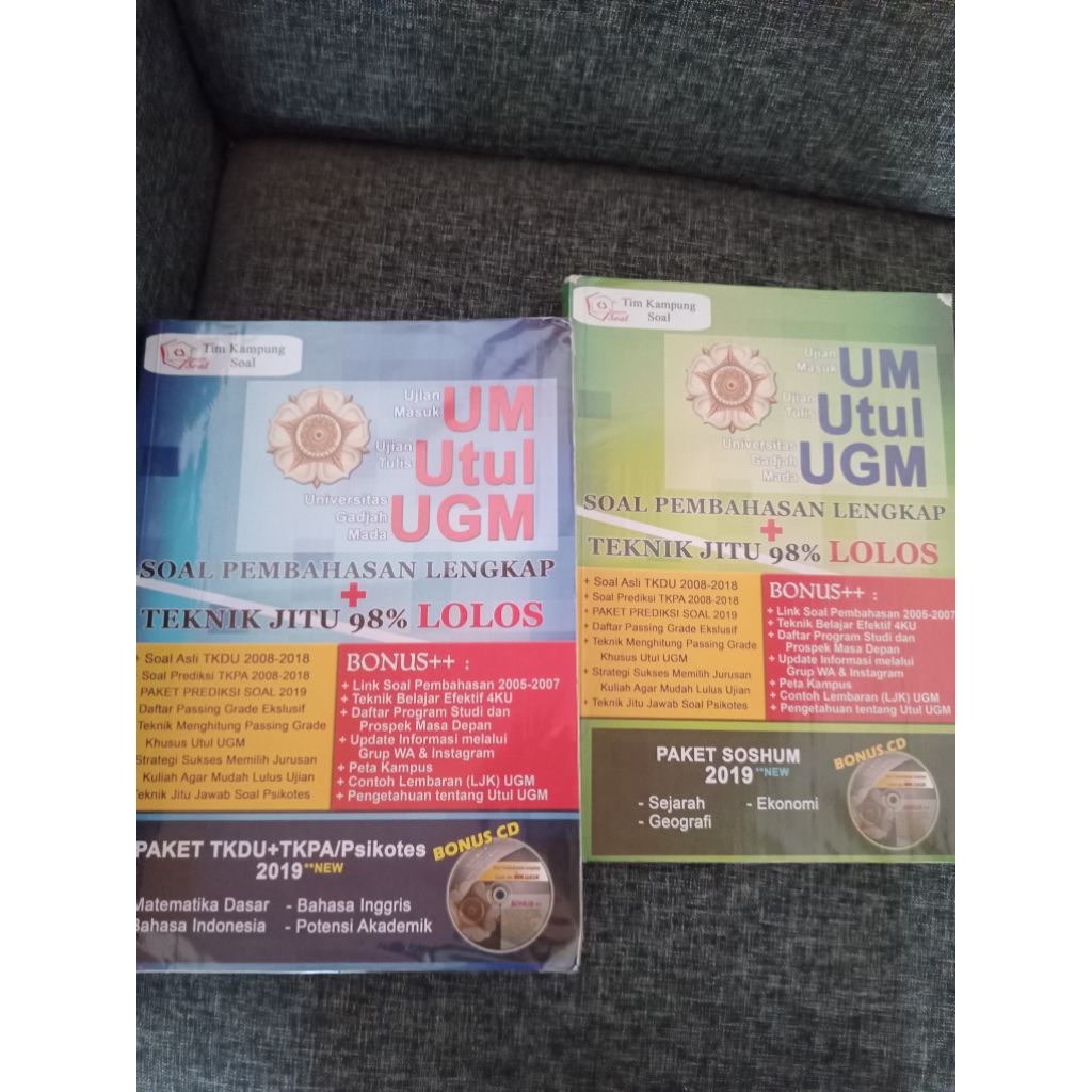 buku soal um utul ugm dari les preloved uda ada coretan