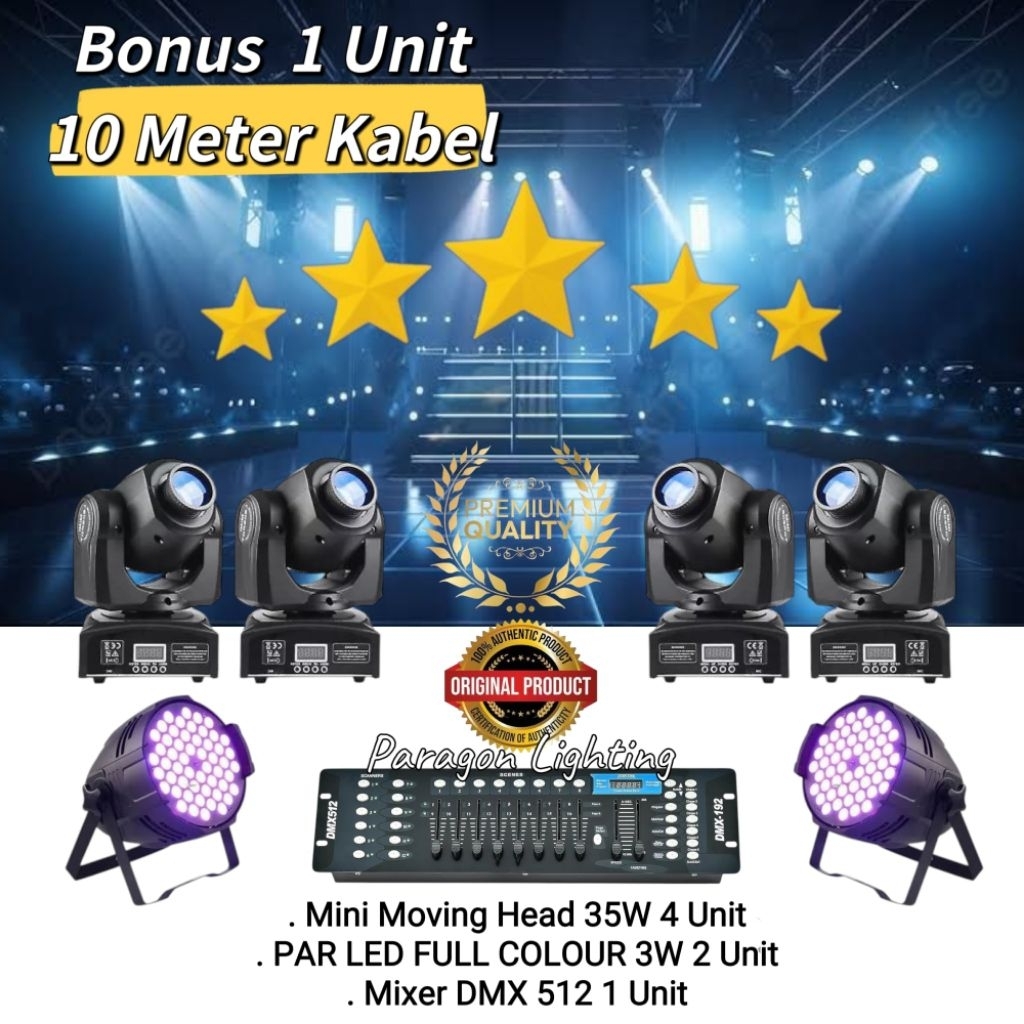 Paket Lampu Lighting Moving 35W