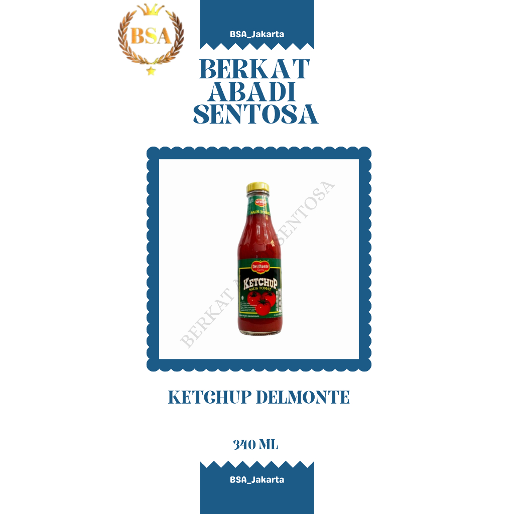 

KETCHUP DELMONTE (340 GR)