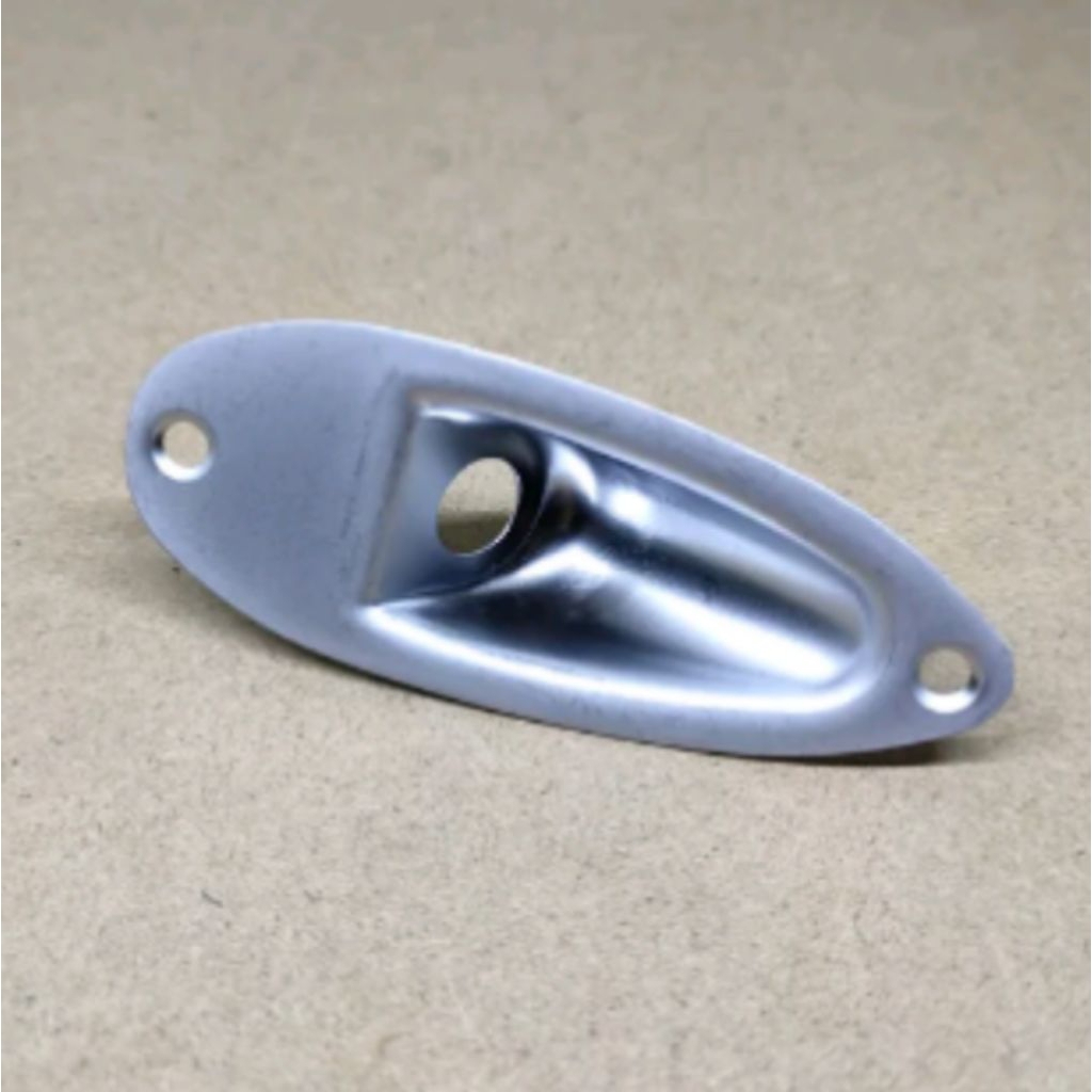 plat jek Stratocaster plate jack gitar & bass elektrik import bisa utk squier fender tokai greco bac
