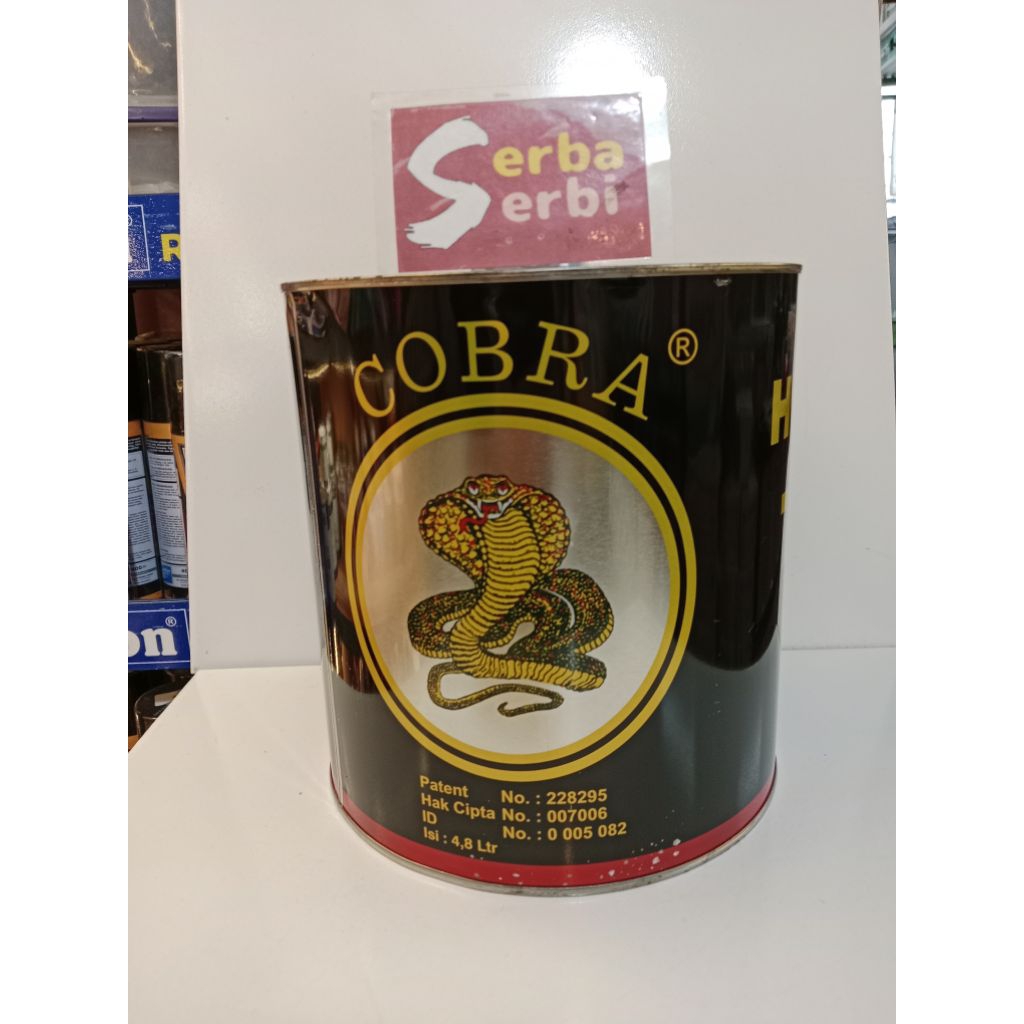 

-GALON COBRA HITAM THINNER-Pengencer cat minyak duco