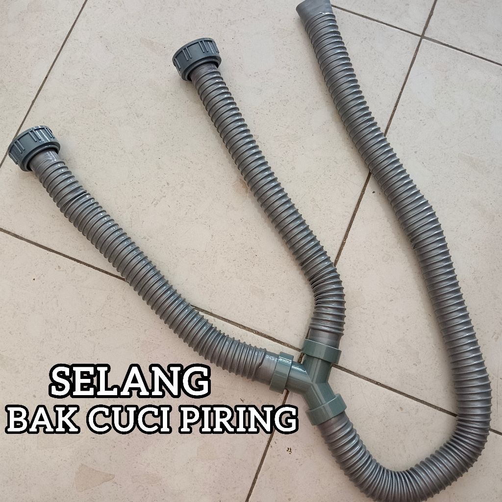 SELANG BAK CUCI PIRING BCP 2 LUBANG BUANGAN BAK WASTAFEL