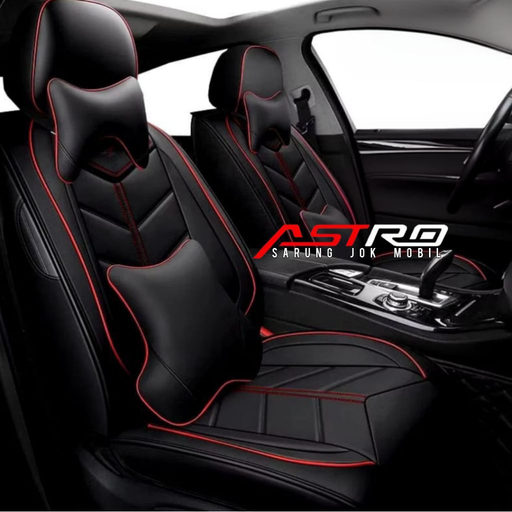sarung jok mobil new avanza 2022 - 2025 full set busa hitam cover jok all new avanza tipe E tipe G