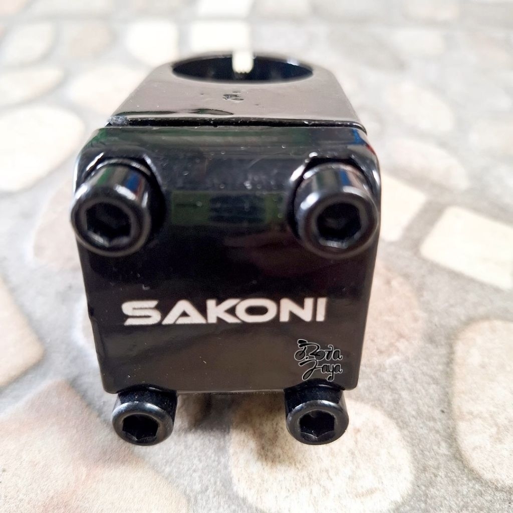 STEM BMX SAKONI 28.6mm - 22.2mm ALLOY HITAM