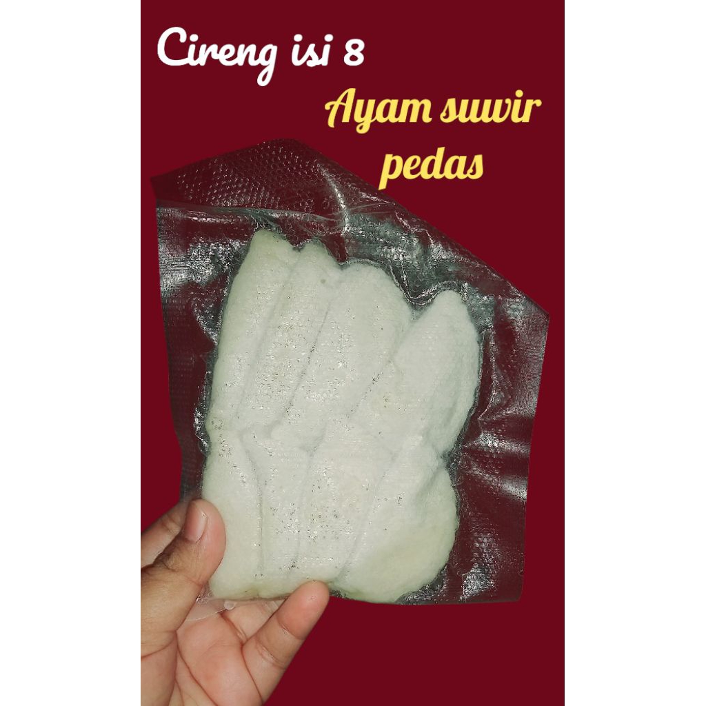 

Cireng isi 8 ayam suwir pedas /COD enak.