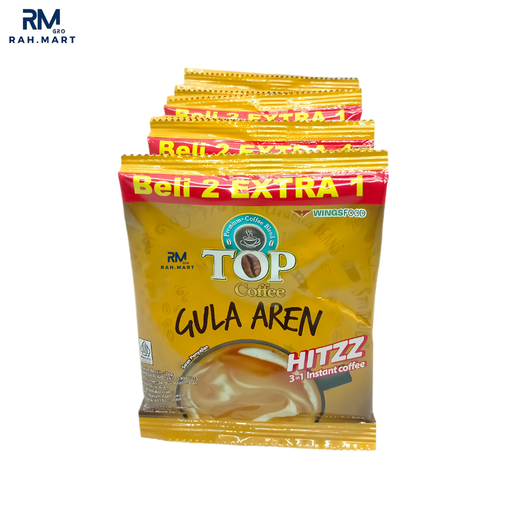 

Top Coffee Gula Aren Kopi Instan Sachet 22gr (Isi:15)