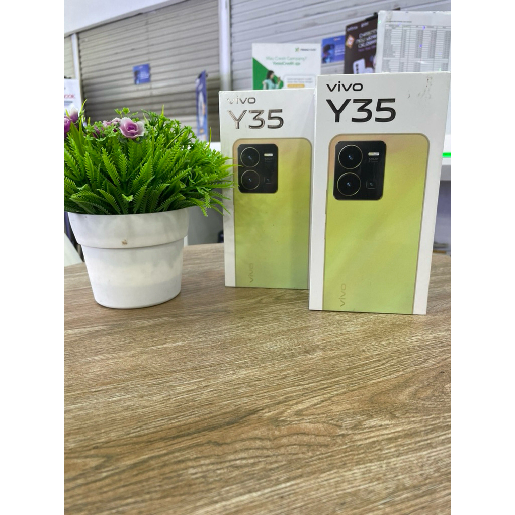 VIVO Y35 RAM 8GB /128GB 4G GARANSI RESMI (CLEARING SALE).44w Flashcharge 5000mAh Battery