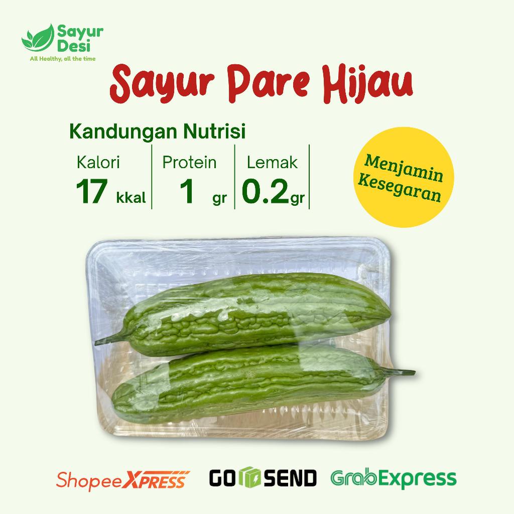 

Pare/Pariah Hijau 1000 Gram Sayur Desi