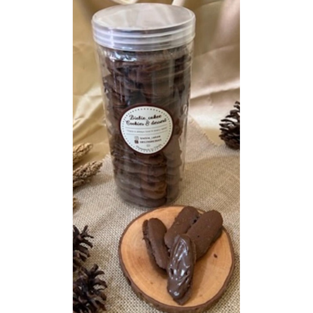 

lidah kucing double coklat