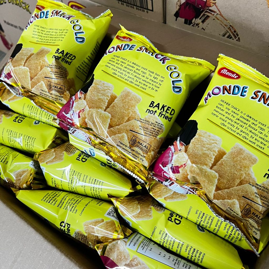 

PROMO GROSIR Monde Serena Snack Gold 27gr x 10Pcs