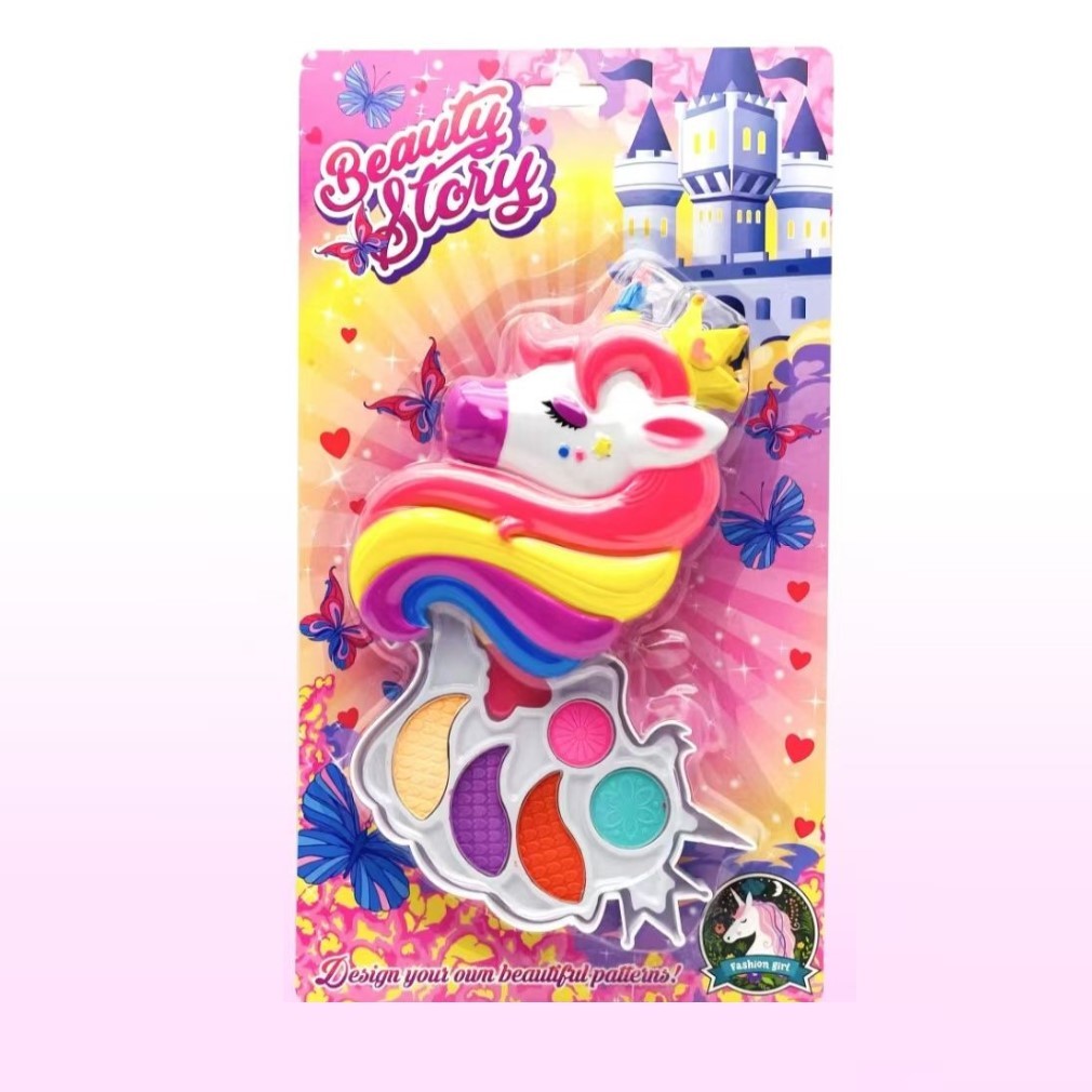 Mainan Anak XTS-0032 UNICORN BEAUTY STORY Mainan Makeup Salon Unicorn Kecantikan Anak Fashion