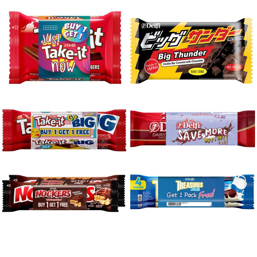 

Delfi Dairy Milk Aneka coklat Chocolate Cashew milk big thunder nockers take it treasures cokelat valentine