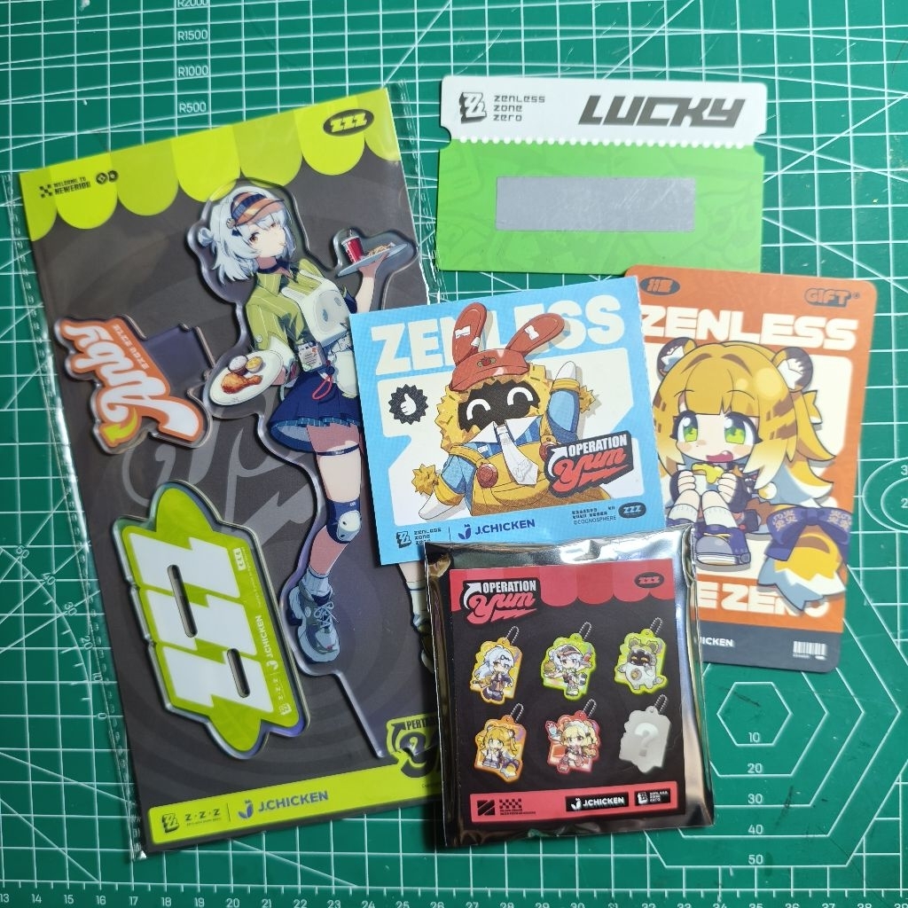 Zenless Zone Zero (ZZZ) Official Merchandise Welcome to New Eridu Event, ZZZ x JChicken collab