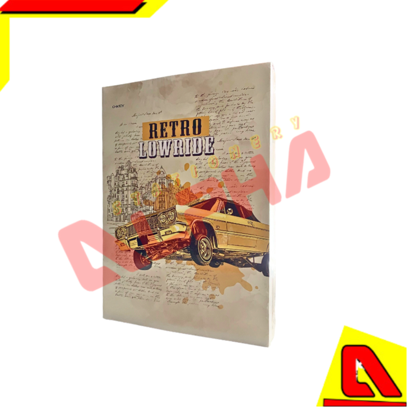 

BUKU TULIS SEKOLAH OKEY 40 LEMBAR/BUKU TULIS SEKOLAH BOXY, BUKU TULIS OKEY 40 SERIES RETRO LOWRIDE
