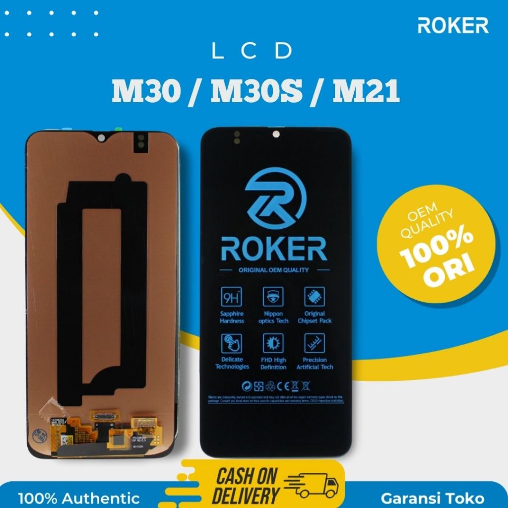 ROKER LCD SAMSUNG M30 /M31 / M30S /M21 /M21 TIDAK OLED FULLSET LCD TOUCHSCREEN