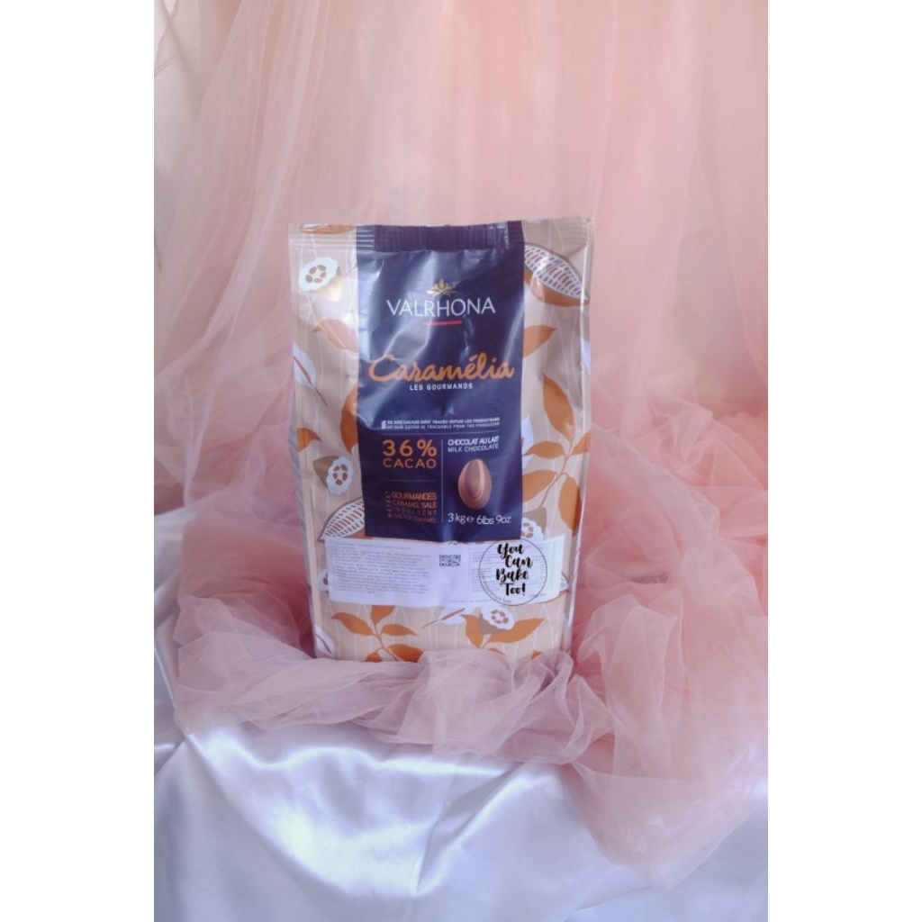 

REPACKAGED Valrhona Caramelia 36% Milk Chocolate Couveture 1kg