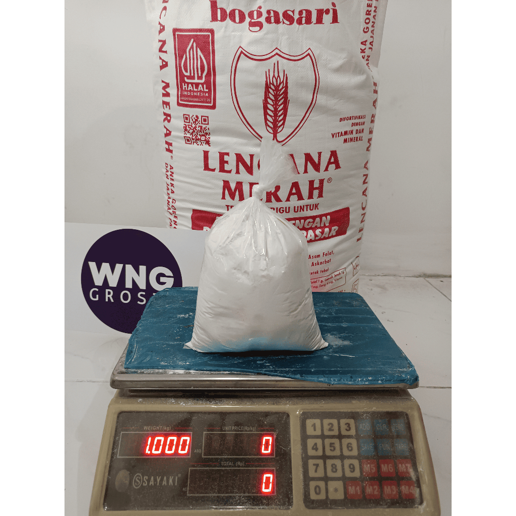 

Tepung Terigu Lencana Merah Curah/Repack 1KG