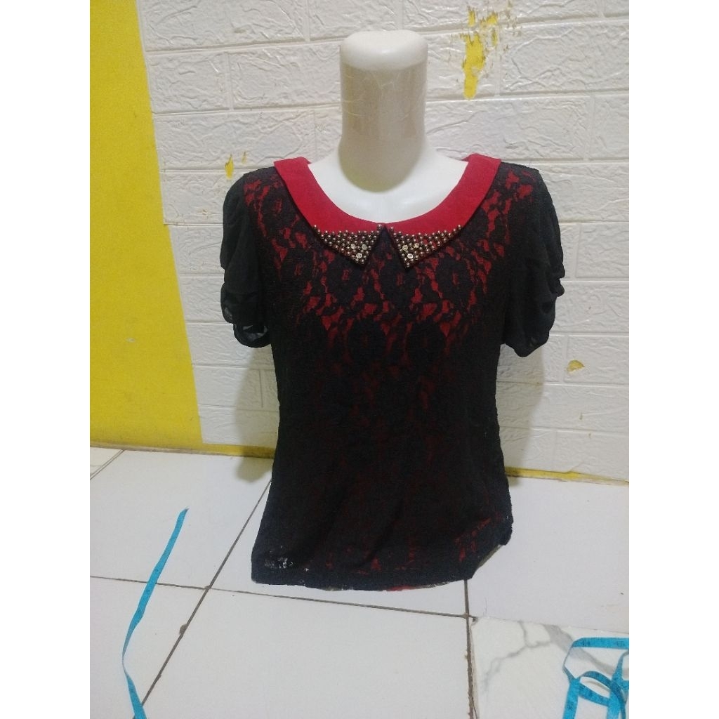 pl blouse renda wanita