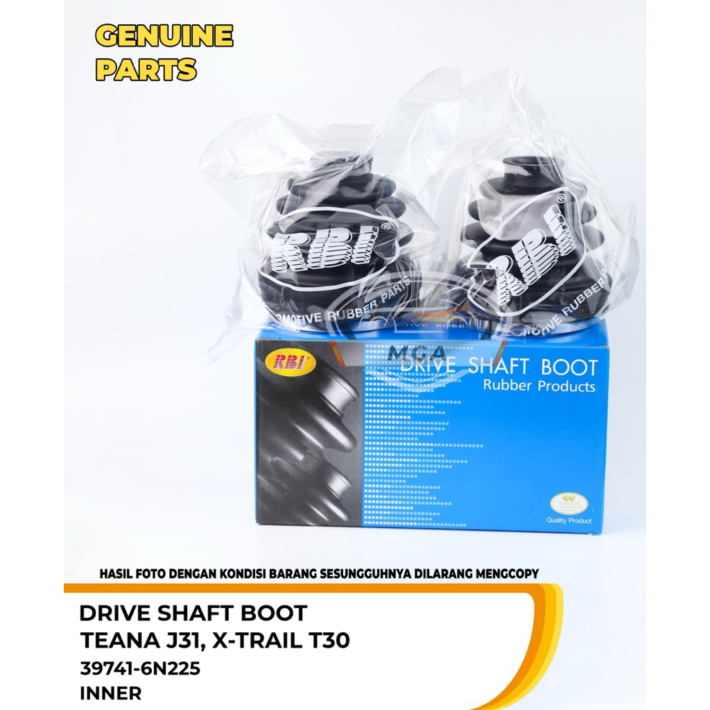 KARET AS RODA LUAR / DALAM - BOOT CV JOINT IN / OUT NISSAN XTRAIL T30 T31 T32 - SERENA C24 - JUKE - 