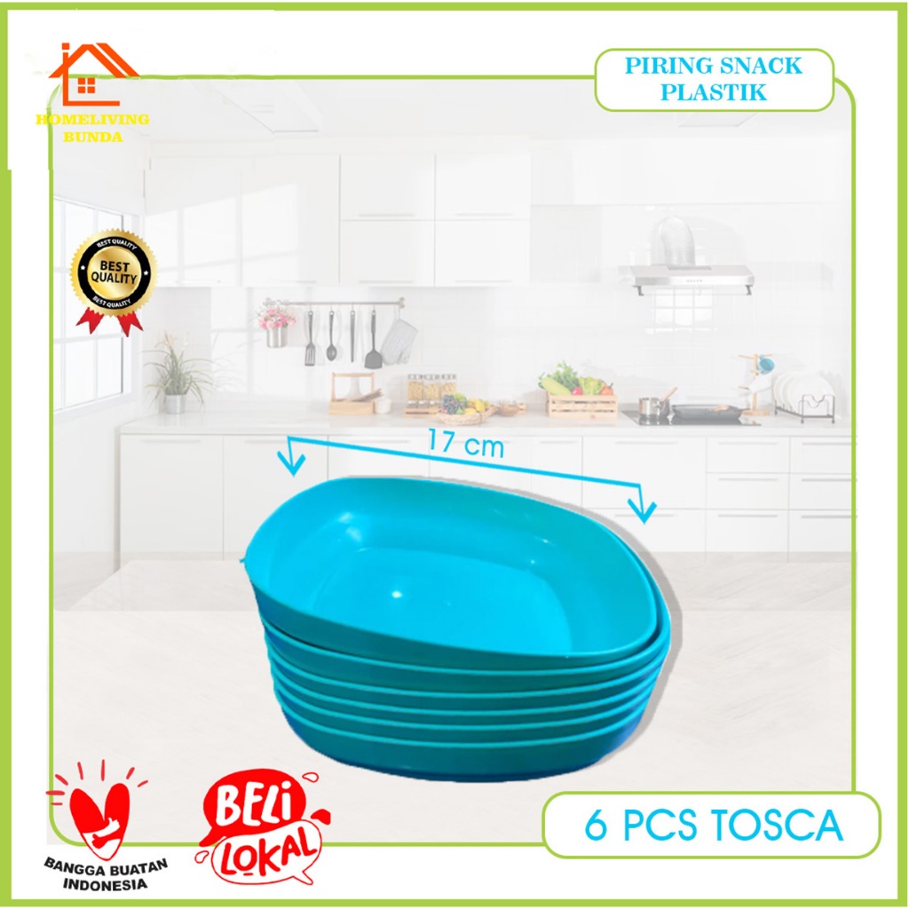 PAKET 3 PCS / 6 PCS / 12 PCS Piring Snack / Piring Snack Plastik / Piring Plastik Snack 4 Pilihan Wa