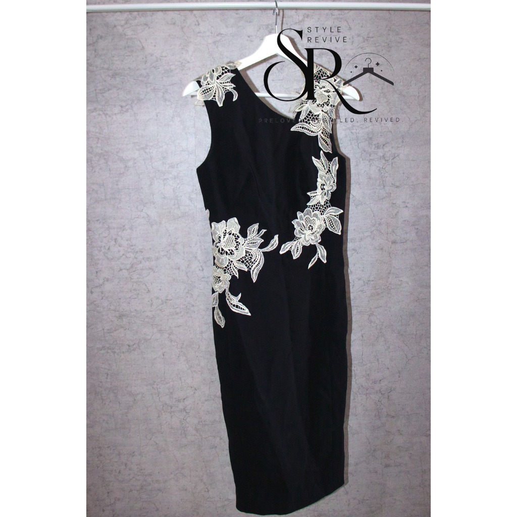 PRELOVED - KAREN MILLEN Elegant Midi Dress - LIGHTLY USED