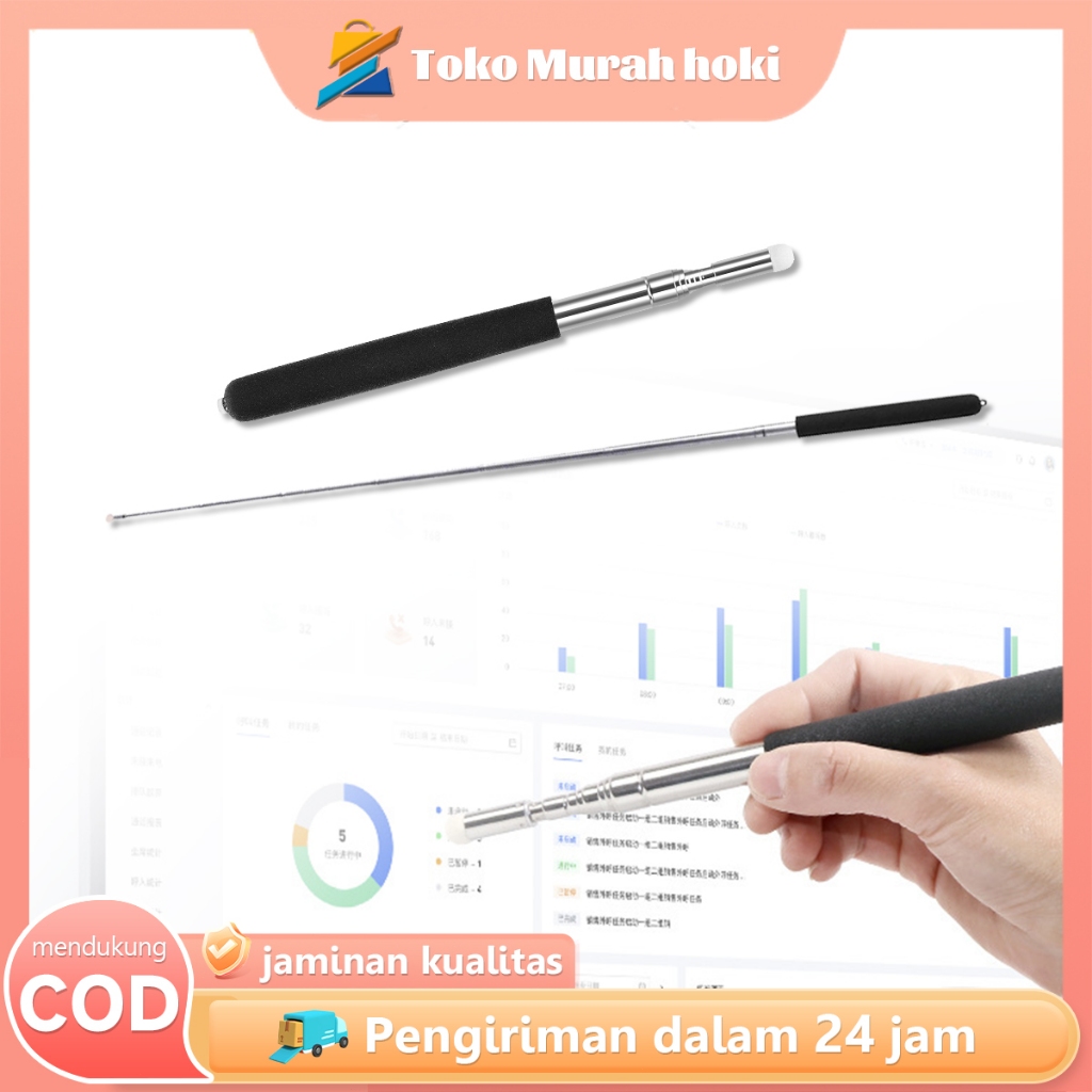 

Tongkat Penunjuk Tongkat Penunjuk Papan Tulis Teleskopik Pointer Untuk Guru Mengajar Pointer Praktis