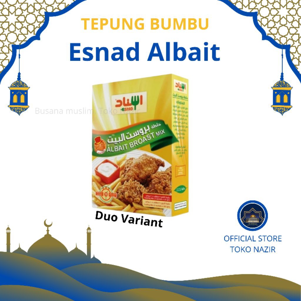 

Nazir - Tepung Bumbu Al-Bait 240g | Tepung Ayam Goreng