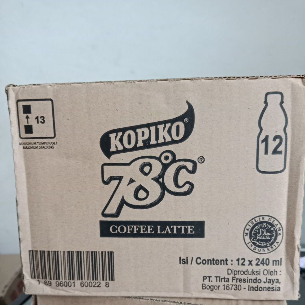 

kopiko 78 coffe latte siap minum