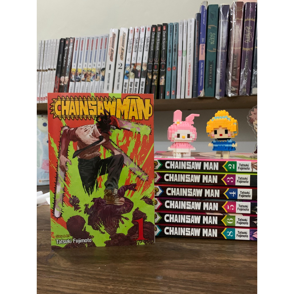 Komik Chainsaw Man Vol 1,2,3,4,5,6,8 Preloved VIZ media | English Version | Kondisi Bagus | Koleksi 