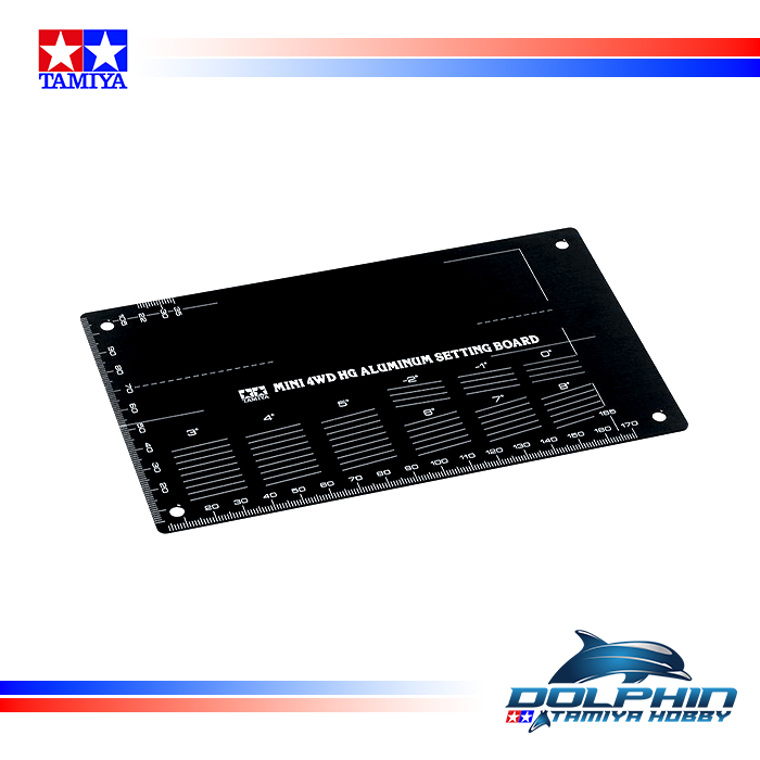 MINI 4WD HG ALUMINUM SETTING BOARD (BLACK) - 95507