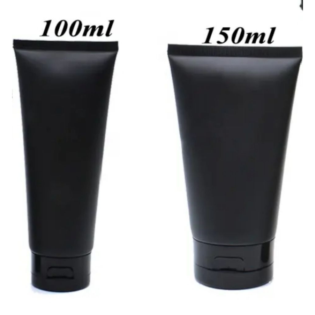 Tube Kosong Untuk Kosmetik Import Coklat dan Hitam doff Matte 100ml 150ml