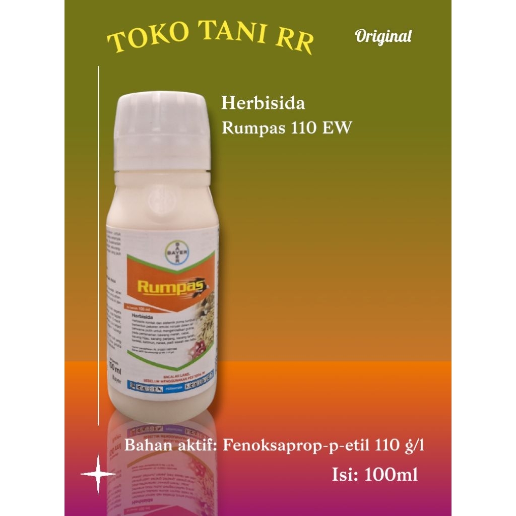 Rumpas 110 EW 100ml Herbisida Produk Bayer Untuk Pembasmi Gulma Padi, Bawang Merah, Cabai, Kacang Hi