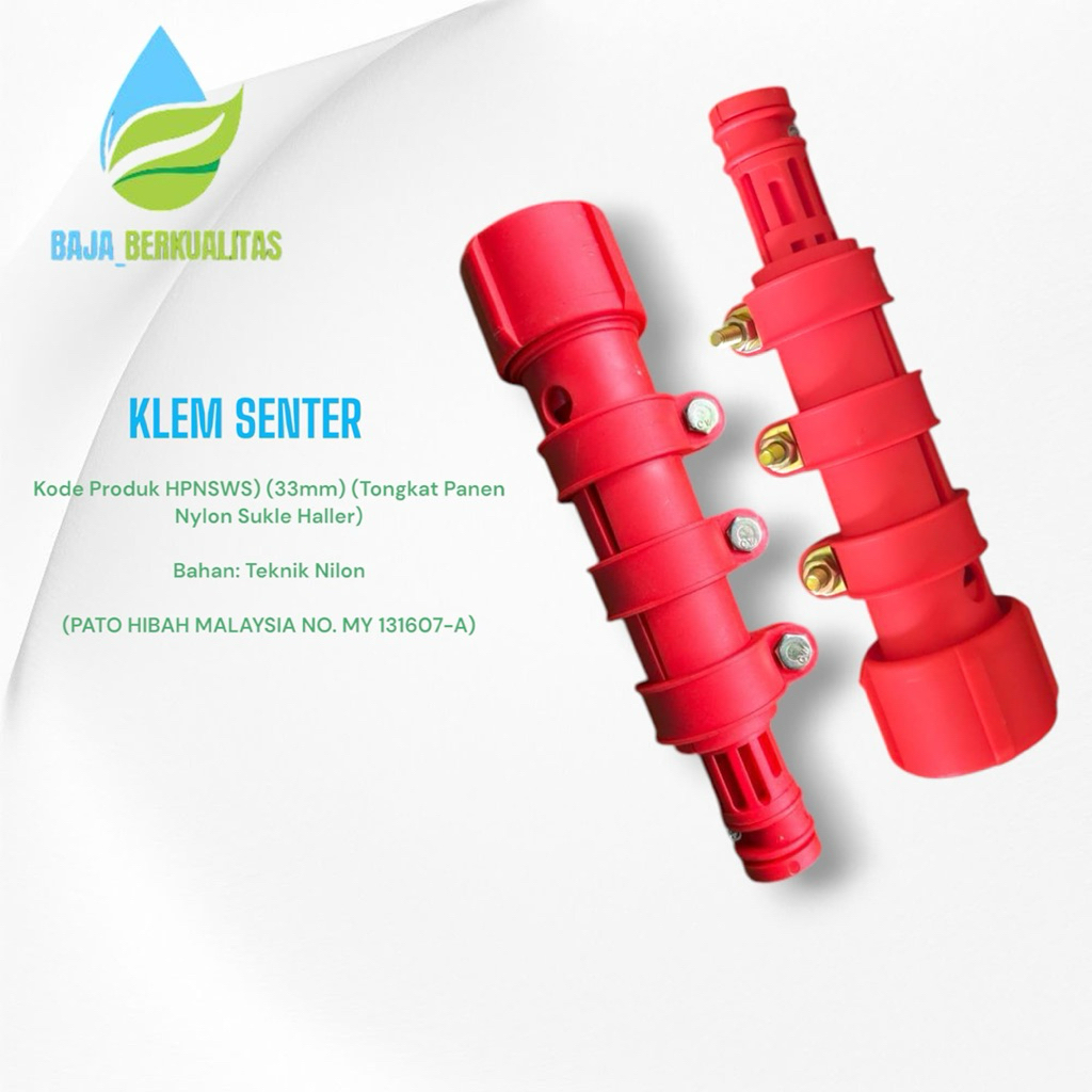 KLEM SENTER PENGIKAT PIPA ALAT PANEN KELAPA SAWIT EGREK SAWIT UKURAN PIPA 33MM HKT Malaysia original