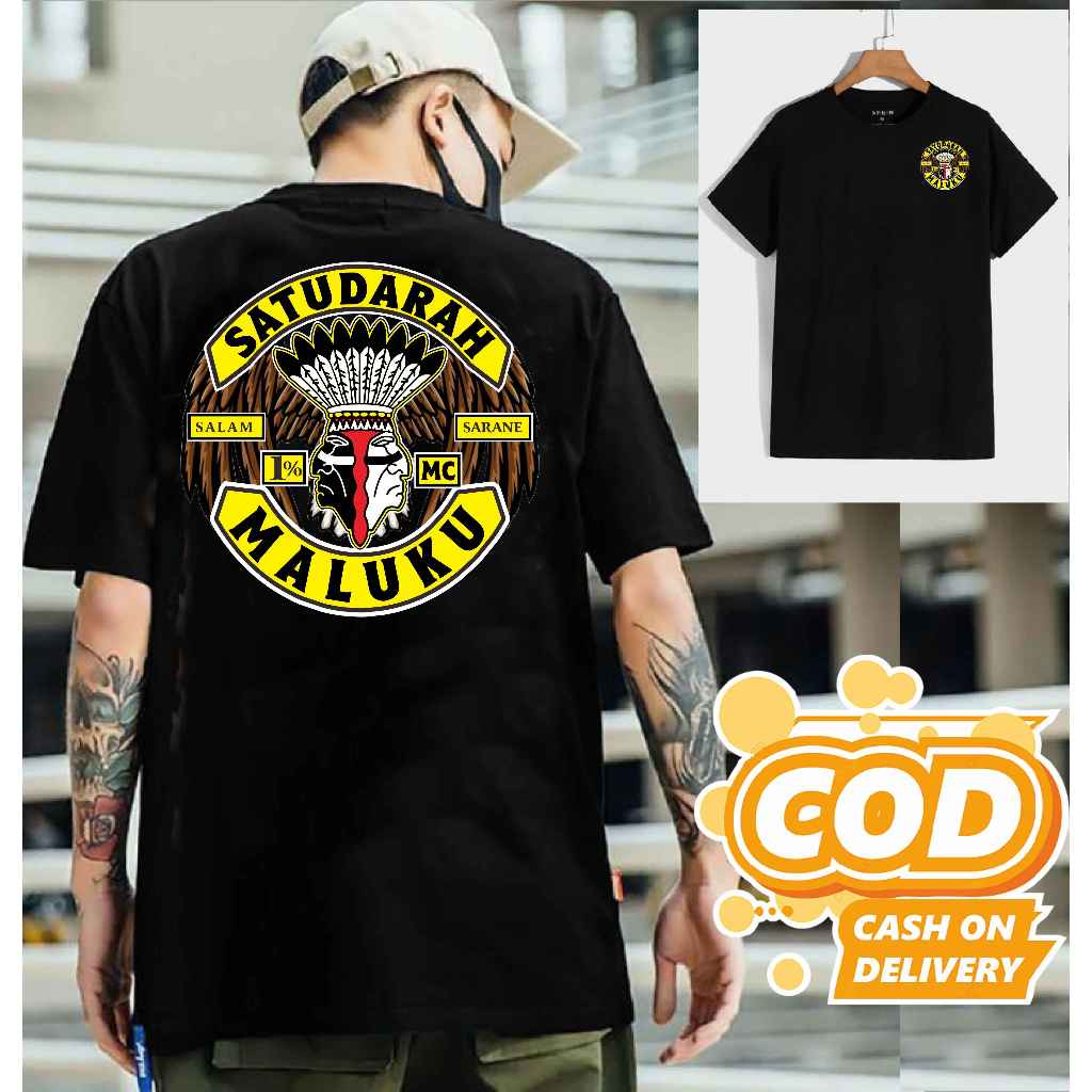 KAOS MALUKU ST DARAH SALAM SARANE BONUS STICKER MALUKU