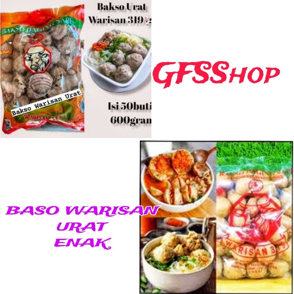 

Kode G. Bakso sapi warisan dan urat isi 50