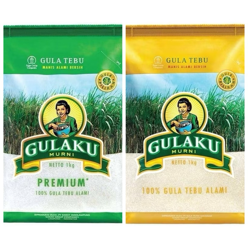 

Gulaku 1 kg Gula Pasir Kemasan Premium